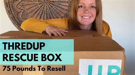 Im looking to source some clothes online and bought a 25 item mixed clothing box from thredUP. . Thredup rescue box